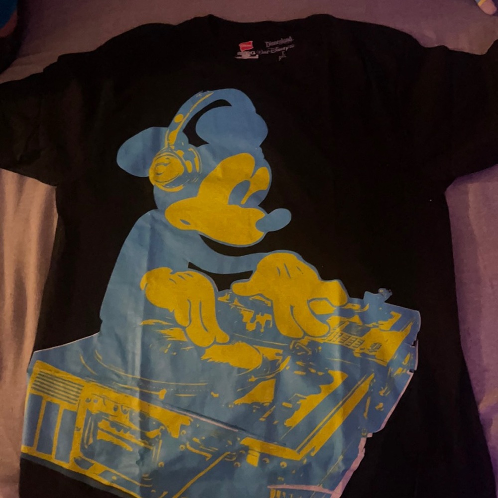 New Shirt Mickey Mouse Dj Size (s) Great Shirt  For Party's And Festivals